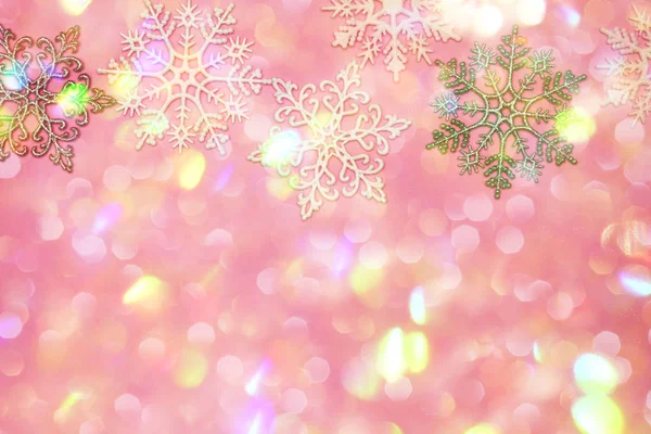 Abstract colorful defocused background with festive light bokeh — Stock Photo, Image