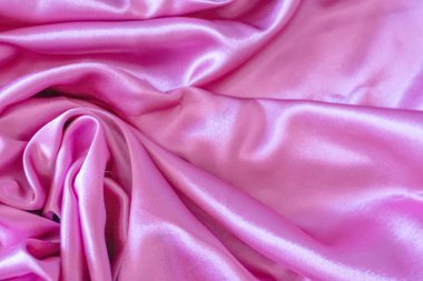 pink elegant soft satin fabric as a background