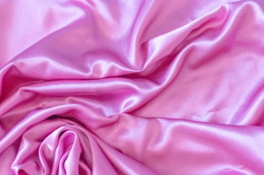 pink elegant soft satin fabric as a background