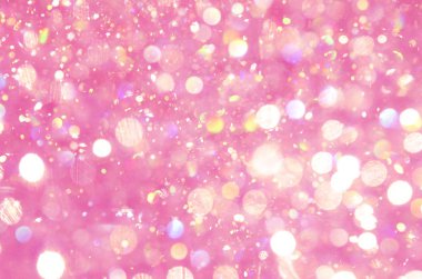 Festival ışık bokeh ile soyut renkli ufuk arka plan