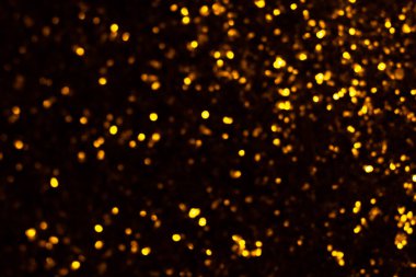 Golden glitter christmas blurred abstract background overlay