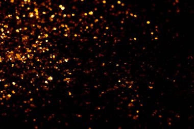 Golden glitter christmas blurred abstract background overlay