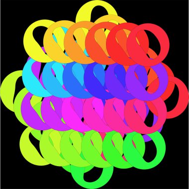 Bileşik daire illüstrasyon