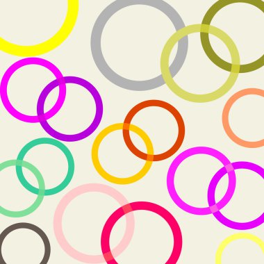 farklı boyutlarda daireler desenleri