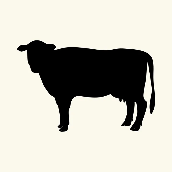Корова значок ілюстрація — стоковий вектор