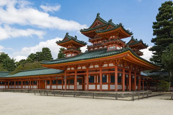 Kale köşede, Soryuro, Heian Tapınak, Kyoto, Japonya — Stok fotoğraf