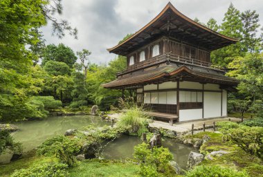 Ginkaku-ji Tapınağı, Kyoto, Japonya için bir Zen Tapınağı