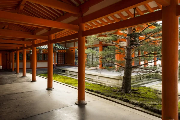 Parete interna del santuario di Heian; Kyoto; Giappone — Foto Stock