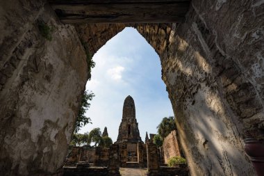Wat Phra Ram ana Stupa, çok yüksek bir mimari Ayutthaya, Tayland
