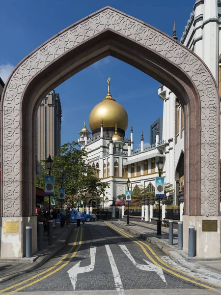 CINGAPURA, CINGAPURA - MAR 17, 2018: Masjid Sultan, Arab Street, Singapura — Fotografia de Stock