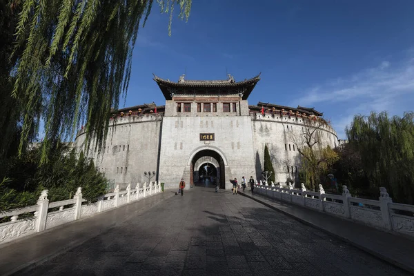 Henan China Oct 2019 Exterior Lijing Gate Entrada Luoyang Laocheng — Foto de Stock