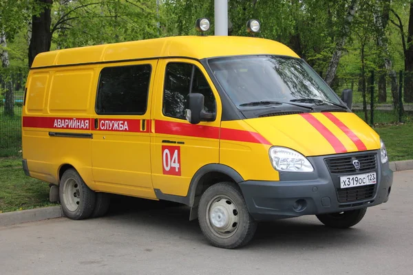 Ruské Auto Nouzové Rehabilitační Služby Města Krasnodar — Stock fotografie