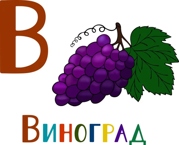 Les lettres de l'alphabet russe. Lettrage style calligraphie moderne . — Image vectorielle
