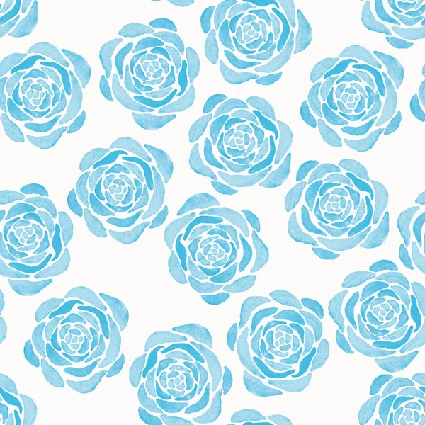 Beyaz zemin üzerinde mavi güller