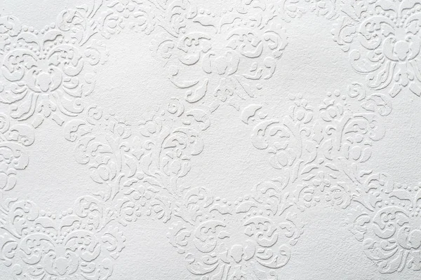 Textura Acrílica Blanca Superficie Pintada Con Relieve Patrón Grunge —  Fotos de Stock