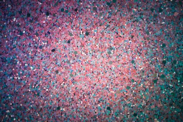 Shining Pink Blue Background Abstract Glitter Paper Vignetting — 图库照片