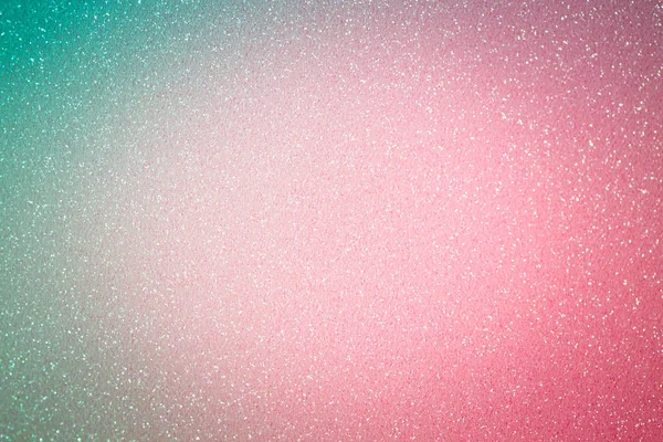 Shining Pink Green Background Abstract Glitter Paper — 图库照片