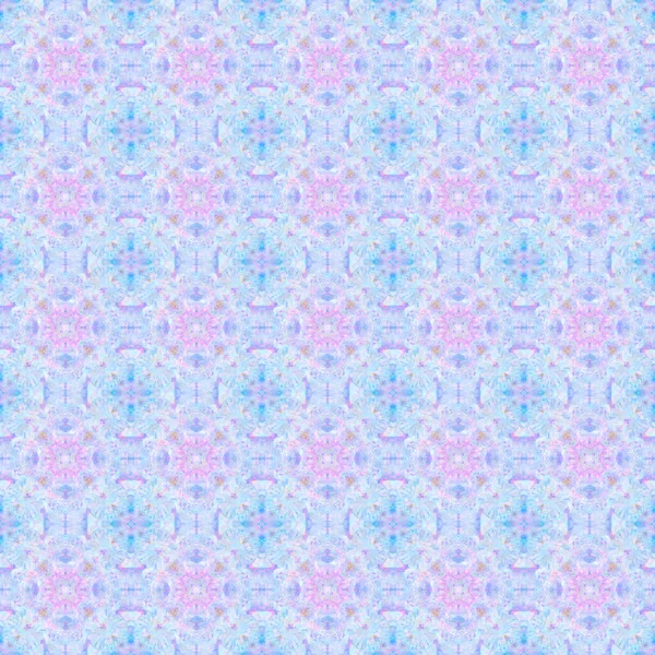 Patrón Púrpura Sin Costuras Textura Simétrica Cristales Abstractos Fondo Aura —  Fotos de Stock