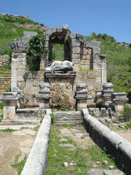 North Nymphaeum starożytnego Perge. Antalya. Turcja — Zdjęcie stockowe