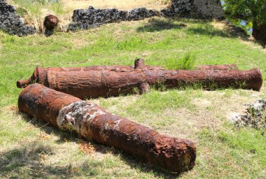 Zakynthos eski, paslı top kale