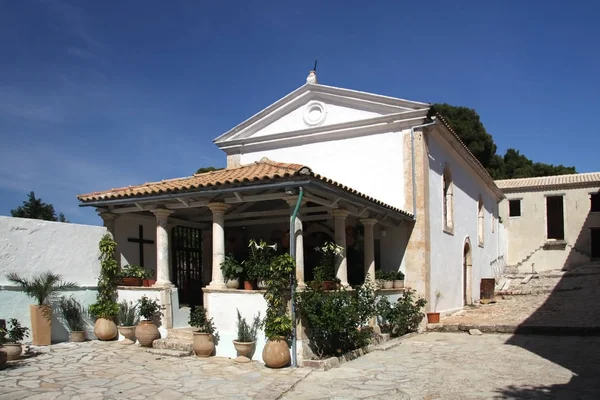 Mosteiro de São Jorge na ilha de Zakynthos — Fotografia de Stock