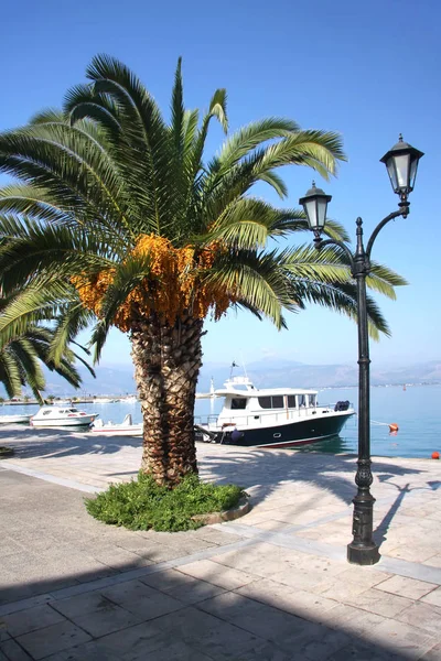 Quay Nafplio Peloponnese içinde — Stok fotoğraf