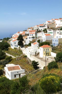 Nikia Köyü yakınındaki Nisyroslular'in Adası yanardağ