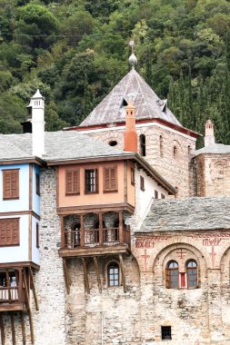 Manastır Dochiariou Mount Athos üzerinde