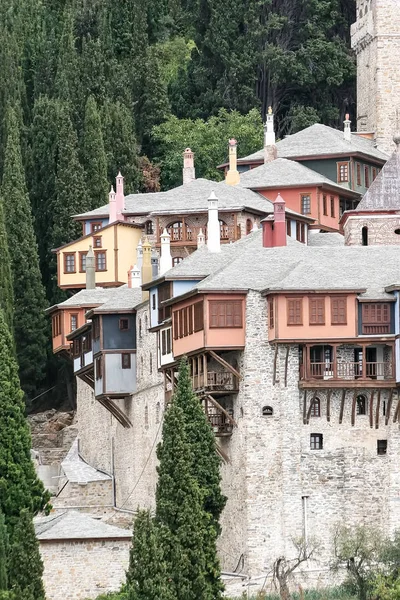 Manastır Dochiariou Mount Athos üzerinde