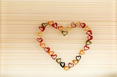 kalp şeklinde pasta