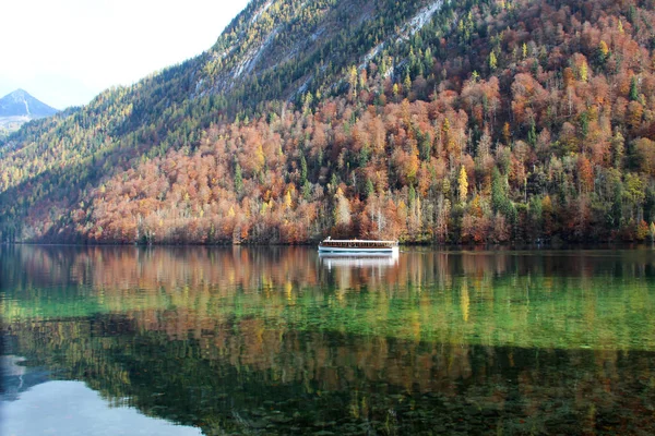 Lake Koenigsee (Bavyera, Almanya) — Stok fotoğraf