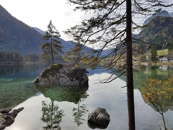 Hintersee (Ramsau), Německo — Stock fotografie