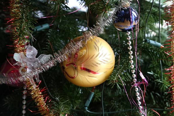 크리스마스 장난감 / 아름 다운 크리스마스와 새로운 년 장면 — 스톡 사진