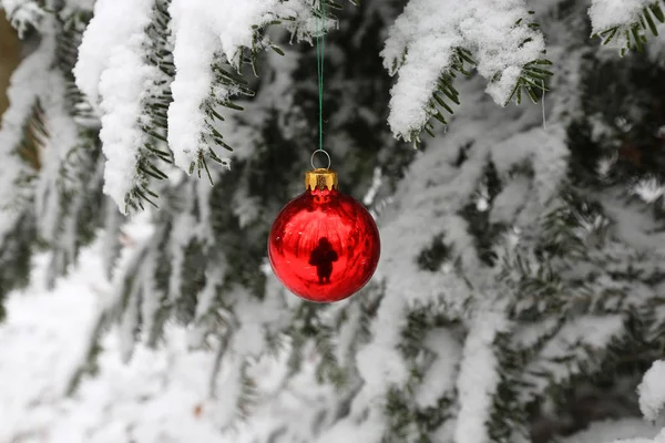 クリスマスのおもちゃ/美しいクリスマスと新しい年のシーン — ストック写真