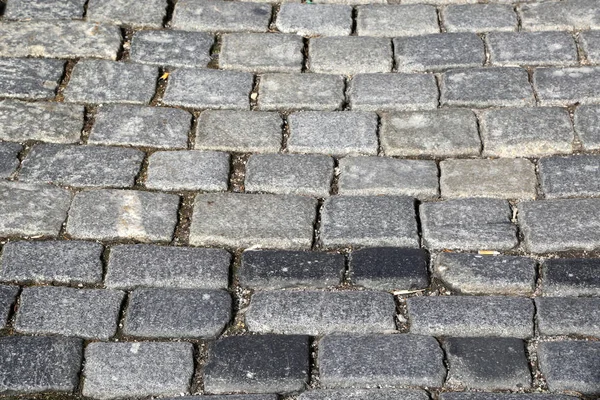 Roadway Street Paved Cobblestones — Stock Photo, Image