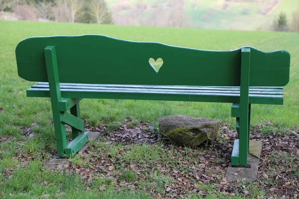 Bench for lovers — Stock Photo, Image