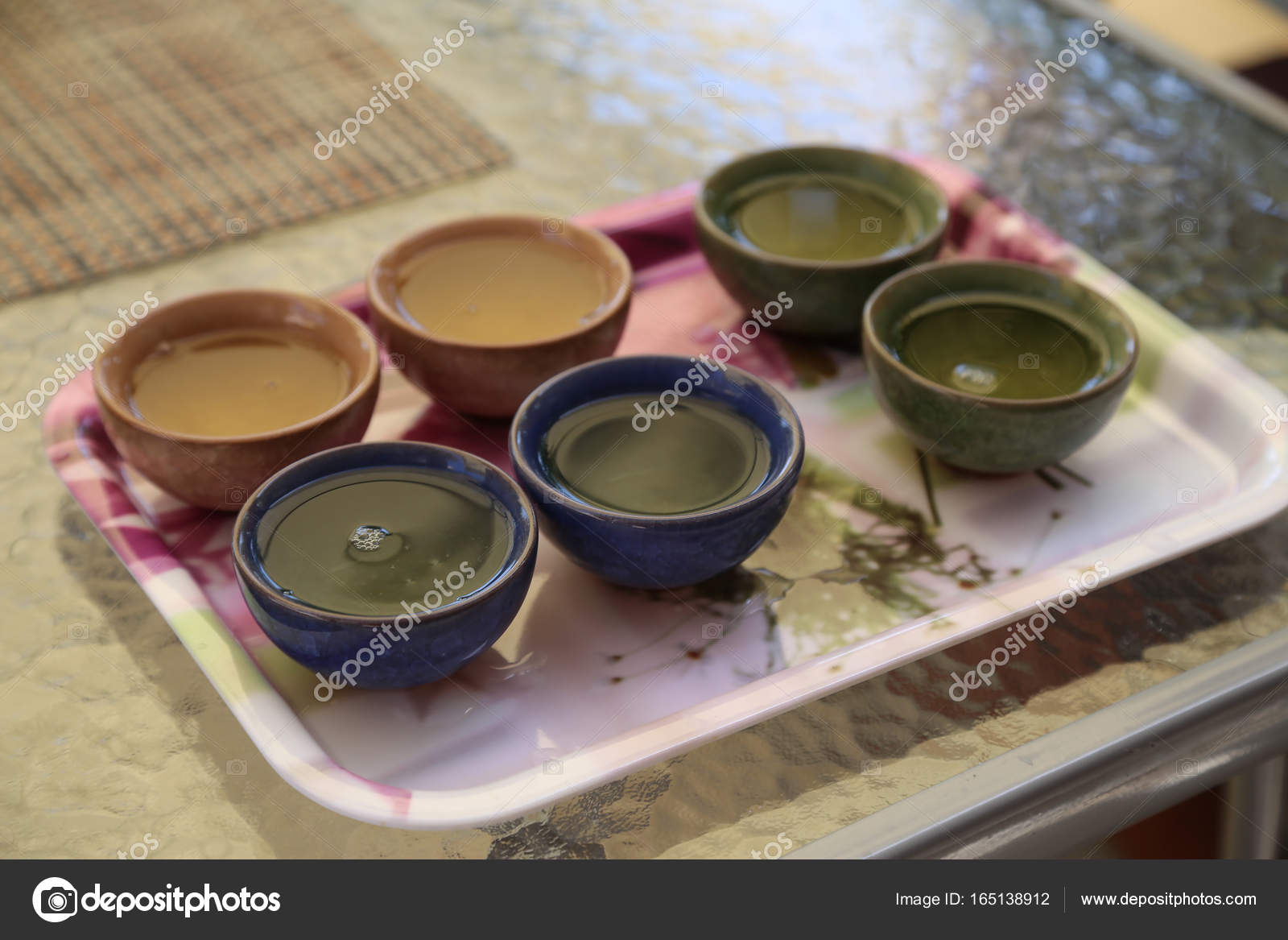 Traditional Chinese Tea Ceremony Table Stock Photo by ©Malleo 165138912