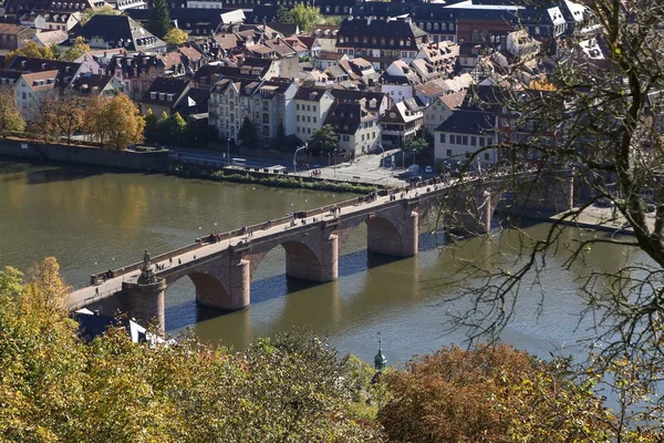 Vista Panorámica Ciudad Heidelberg Alemania —  Fotos de Stock