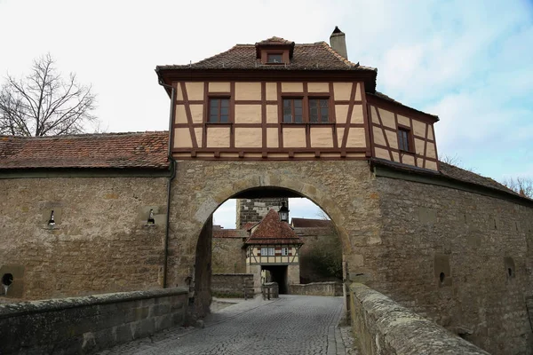 Rothenburg Der Tauber Fragmentos Ciudad — Foto de Stock