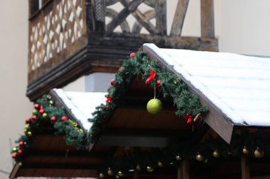 Güzel Noel ve yeni yıl sahne / Noel Pazar