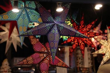 Yıldızlı fener / A yıldız fenerler arka plan