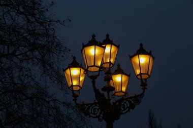 Sokak ışık / Vintage sokak lamba yakın çekim