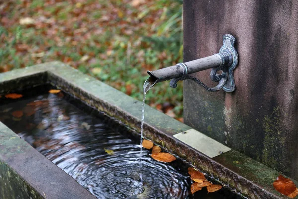 Quellwasser Alter Brunnen — Stockfoto