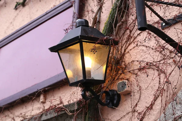 街路灯 ヴィンテージ通りランプのクローズ アップ — ストック写真