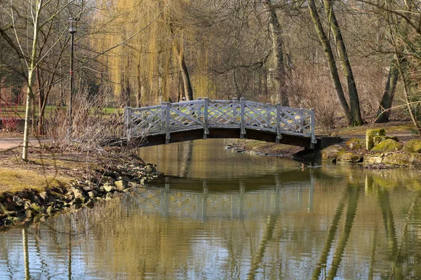 Beautiful Bridges Pedestrians Park — Stock Photo, Image