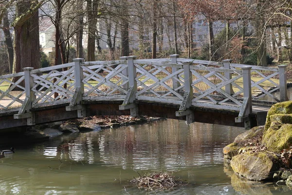 Beautiful Bridges Pedestrians Park — Stock Photo, Image