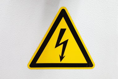 Sigh / high voltage sign clipart