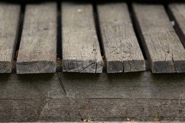 Eski ve pejmürde zemin. Tahta döşeme dokusu. Eski tahta döşeme.