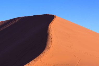 Namib Çölü, Namibya 'da günbatımında kum 45 numara.