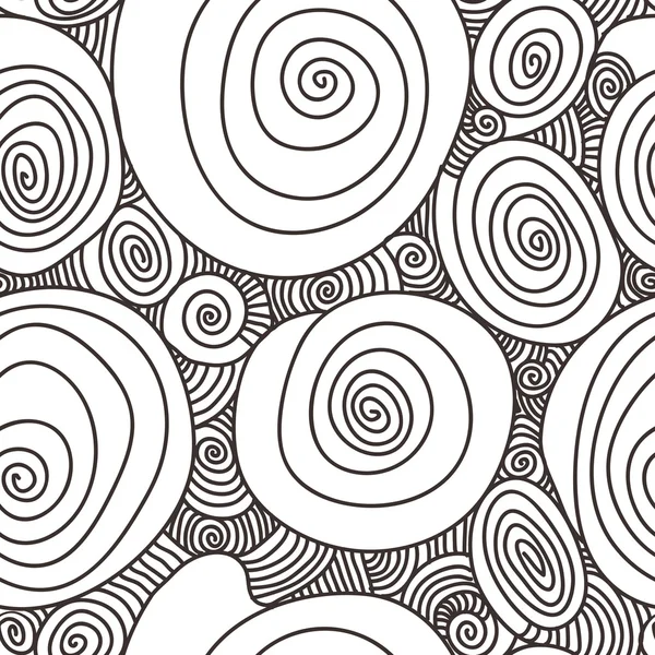 Soyut çiçek, bukleler vektör sorunsuz doku ile çizilmiş. Wallp